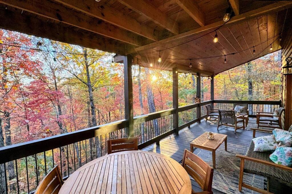 Luxe Family Cabin 8 Min To Downtown Blue Ridge Exterior foto